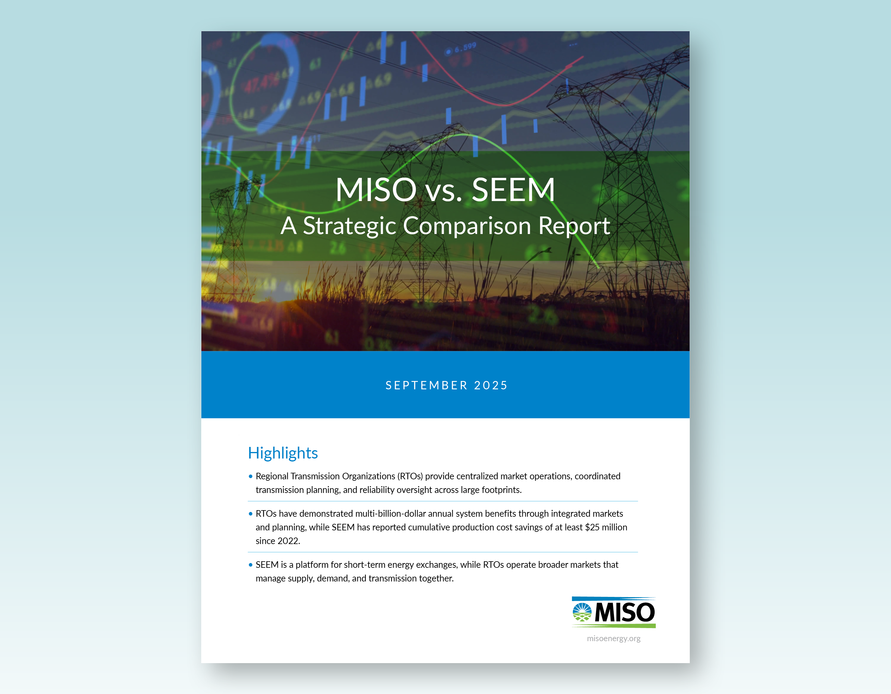 Graphic for MISO-SEEM Report